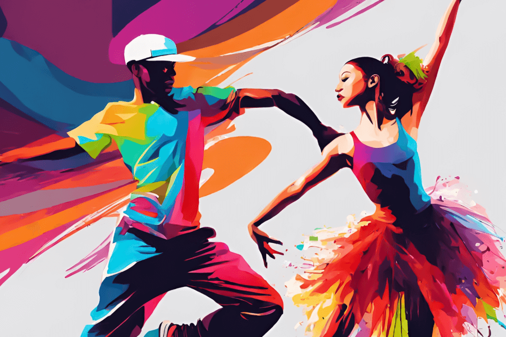 コフレダンススタジオのバレエとダンスのイメージAI画像